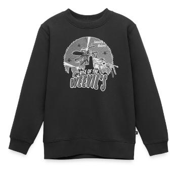 Rüsselkäfer Invasion Monster Insekten Angriff - Kinder Premium Organic Sweatshirt - Schwarz - Vorne - AI Model Kid Female (0cm)