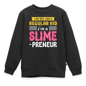 Ich bin nicht wie ein normales Kind, ich bin ein - Kinder Premium Organic Sweatshirt - Schwarz - Vorne - AI Model Kid Female (0cm)