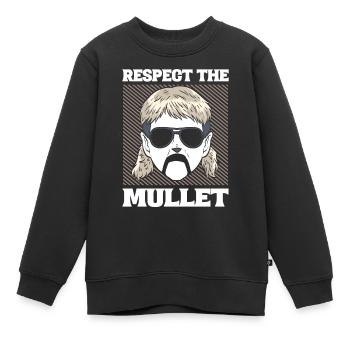 Respecter le mulet - Sweat Premium enfant bio - noir - Devant - AI Model Kid Female (0cm)
