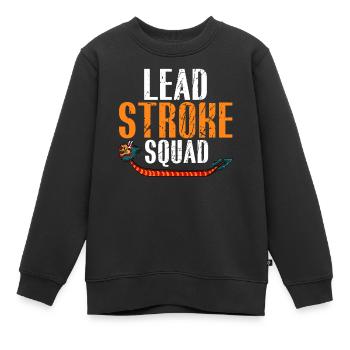 Pagays pour les courses de bateaux-dragons - Sweat Premium enfant bio - noir - Devant - AI Model Kid Female (0cm)