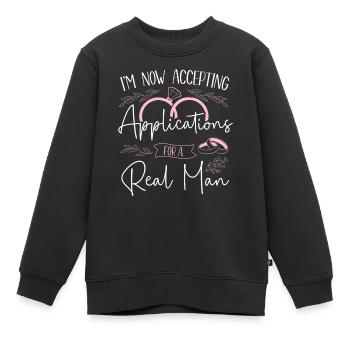 Happy Divorce Party I'm Now - Kinder Premium Organic Sweatshirt - Schwarz - Vorne - AI Model Kid Female (0cm)