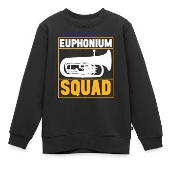 Euphonium Baryton Cor ténor - Sweat Premium enfant bio - noir - Devant - AI Model Kid Female (0cm)