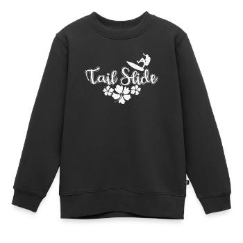 Tail Slide Surfing - Kinder Premium Organic Sweatshirt - Schwarz - Vorne - AI Model Kid Female (0cm)
