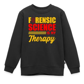 Drôle de coroner - Sweat Premium enfant bio - noir - Devant - AI Model Kid Female (0cm)