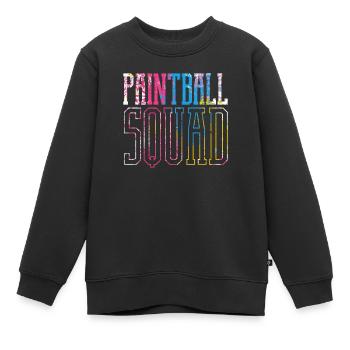 Paintball-Kader Paintball-Liebhaber Paintballer - Kinder Premium Organic Sweatshirt - Schwarz - Vorne - AI Model Kid Female (0cm)