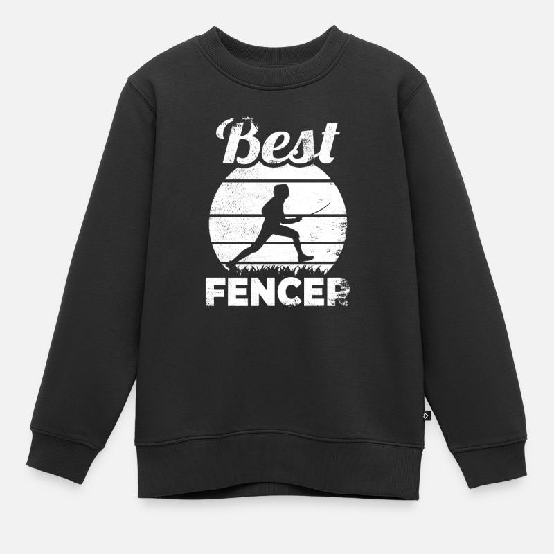 Épéiste - Sweat Premium enfant bio - noir