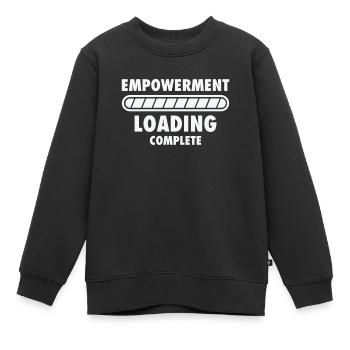 Feminismus Feminismus Frauen Gleichberechtigung - Kinder Premium Organic Sweatshirt - Schwarz - Vorne - AI Model Kid Female (0cm)