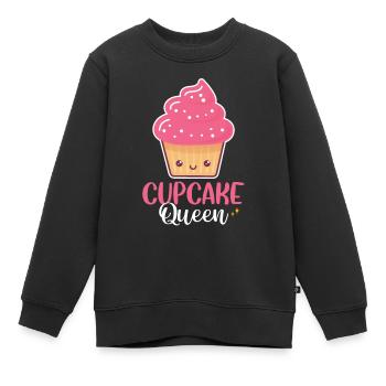 Chef pâtissier Pink Frosting Women Cupcake Que - Sweat Premium enfant bio - noir - Devant - AI Model Kid Female (0cm)