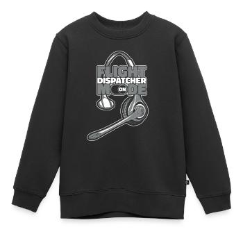 Notruf Leitstelle Einsatzzentrale - Kinder Premium Organic Sweatshirt - Schwarz - Vorne - AI Model Kid Female (0cm)