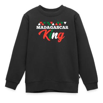 Madagaskar - Kinder Premium Organic Sweatshirt - Schwarz - Vorne - AI Model Kid Female (0cm)