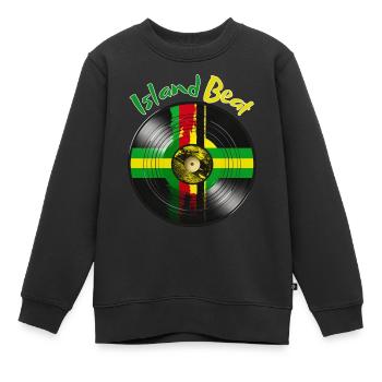 Island Beat - Rhythmen der Tropen und der Sonne - Kinder Premium Organic Sweatshirt - Schwarz - Vorne - AI Model Kid Female (0cm)