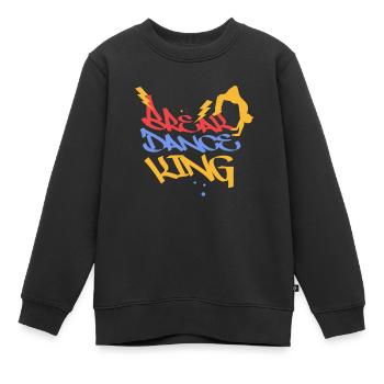 Breakdancing - Kinder Premium Organic Sweatshirt - Schwarz - Vorne - AI Model Kid Female (0cm)