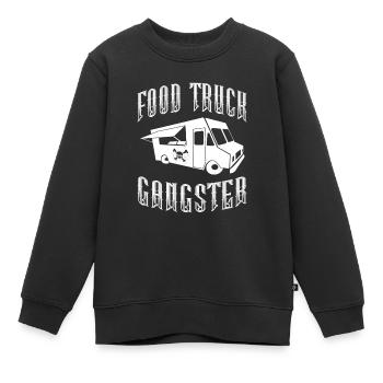 Gangsters de nourriture de rue - Sweat Premium enfant bio - noir - Devant - AI Model Kid Female (0cm)