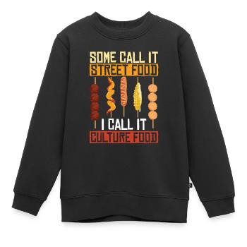 Corndog de rue - Sweat Premium enfant bio - noir - Devant - AI Model Kid Female (0cm)