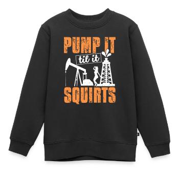 Un nouvel entrepreneur offre des cadeaux aux hommes femmes - Sweat Premium enfant bio - noir - Devant - AI Model Kid Female (0cm)