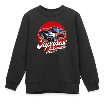 Jdm / Tuning / Turbocompresseur / Jantes / Chiptuning - Sweat Premium enfant bio - noir - Devant - AI Model Kid Female (0cm)