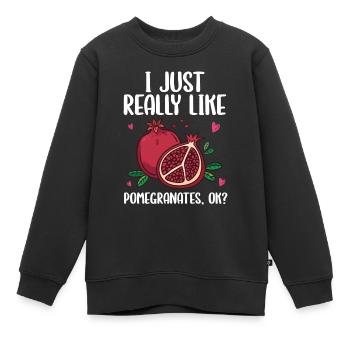 Steak - Kinder Premium Organic Sweatshirt - Schwarz - Vorne - AI Model Kid Female (0cm)