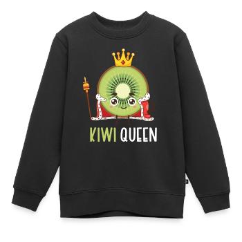 Steak - Kinder Premium Organic Sweatshirt - Schwarz - Vorne - AI Model Kid Female (0cm)