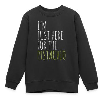 Kiwi - Sweat Premium enfant bio - noir - Devant - AI Model Kid Female (0cm)