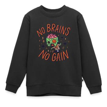 Zombies Zombie Halloween Zombie Kostüm - Kinder Premium Organic Sweatshirt - Schwarz - Vorne - AI Model Kid Female (0cm)