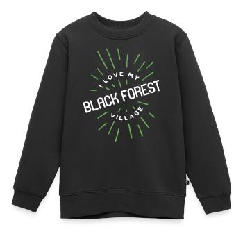 Schwarzwald Schwarzwaldmädel Dorf Landei Landwirte - Kinder Premium Organic Sweatshirt - Schwarz - Vorne - AI Model Kid Female (0cm)