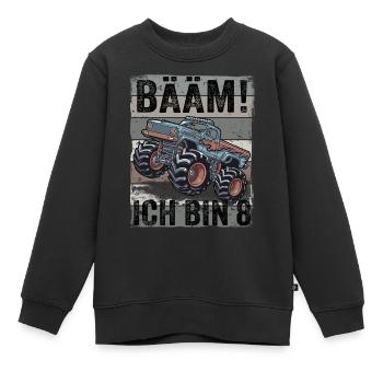 8 Jahre Jungen 8. Geburtstag Geschenk Acht - Kinder Premium Organic Sweatshirt - Schwarz - Vorne - AI Model Kid Female (0cm)