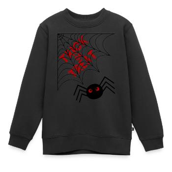 Trick or Treat / Geschenkidee - Kinder Premium Organic Sweatshirt - Schwarz - Vorne - AI Model Kid Female (0cm)