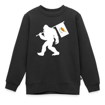 Zypern - Kinder Premium Organic Sweatshirt - Schwarz - Vorne - AI Model Kid Female (0cm)
