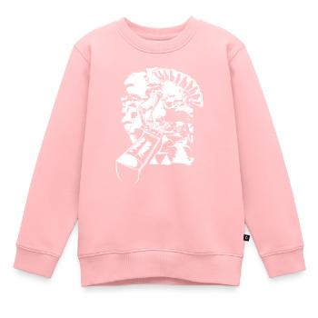 Paragleiter Paragleiten - Kinder Premium Organic Sweatshirt - Rosa - Vorne - AI Model Kid Female (0cm)