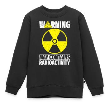 Centrale nucléaire Ingénieur nucléaire - Sweat Premium enfant bio - noir - Devant - AI Model Kid Female (0cm)