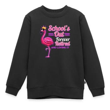 Ruhestand Lehrerin Pension Geschenk für - Kinder Premium Organic Sweatshirt - Schwarz - Vorne - AI Model Kid Female (0cm)