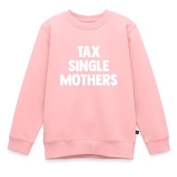 STEUER ALLEINERZIEHENDE MÜTTER - Kinder Premium Organic Sweatshirt - Rosa - Vorne - AI Model Kid Female (0cm)