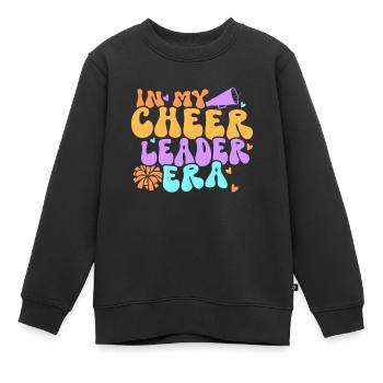 Pom-pom girl Cheerleading Jeunes - Sweat Premium enfant bio - noir - Devant - AI Model Kid Female (0cm)