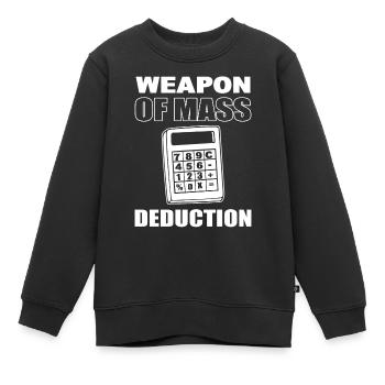 Lustige Buchhaltung Buchhalter - Kinder Premium Organic Sweatshirt - Schwarz - Vorne - AI Model Kid Female (0cm)