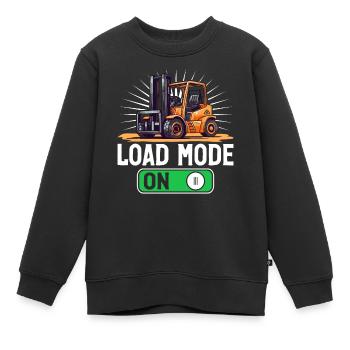Forklift Driver Forklift Driver - Kids Premium Organic Sweatshirt - black - Front - AI Model Kid Female (0cm)