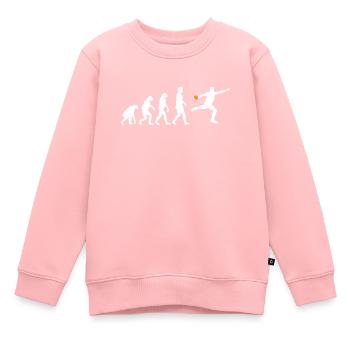 Diskuswerfen Diskuswerfer Geschenk - Kinder Premium Organic Sweatshirt - Rosa - Vorne - AI Model Kid Female (0cm)