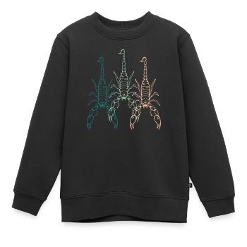 Drei Skorpione Trio Exotik Geschenk - Kinder Premium Organic Sweatshirt - Schwarz - Vorne - AI Model Kid Female (0cm)