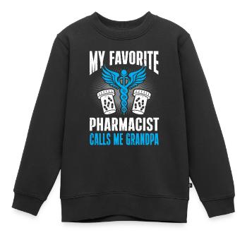 Apotheker Geschenk Apotheke - Kinder Premium Organic Sweatshirt - Schwarz - Vorne - AI Model Kid Female (0cm)