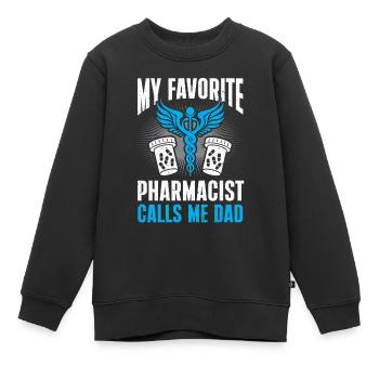 Apotheker Geschenk Apotheke - Kinder Premium Organic Sweatshirt - Schwarz - Vorne - AI Model Kid Female (0cm)
