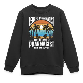 Apotheker Geschenk Apotheke - Kinder Premium Organic Sweatshirt - Schwarz - Vorne - AI Model Kid Female (0cm)