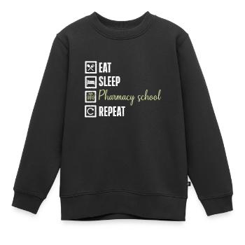 Apotheker Geschenk Apotheke - Kinder Premium Organic Sweatshirt - Schwarz - Vorne - AI Model Kid Female (0cm)