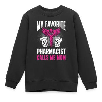 Apotheker Geschenk Apotheke - Kinder Premium Organic Sweatshirt - Schwarz - Vorne - AI Model Kid Female (0cm)