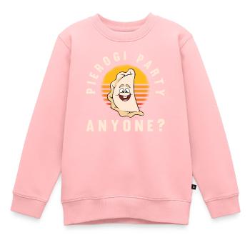 Pierogi Rezept polnische Pierogi - Kinder Premium Organic Sweatshirt - Rosa - Vorne - AI Model Kid Female (0cm)