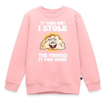 Pierogi Rezept polnische Pierogi - Kinder Premium Organic Sweatshirt - Rosa - Vorne - AI Model Kid Female (0cm)