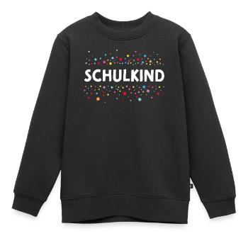 Schulkind Schulanfänger Schulanfang Grundschüler - Kinder Premium Organic Sweatshirt - Schwarz - Vorne - AI Model Kid Female (0cm)