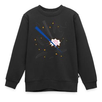 Culture culinaire japonaise - Sweat Premium enfant bio - noir - Devant - AI Model Kid Female (0cm)