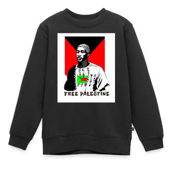 Palästinensisch - Kinder Premium Organic Sweatshirt - Schwarz - Vorne - AI Model Kid Female (0cm)