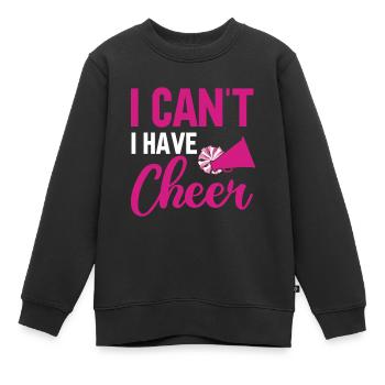 Cheerleadermädchen Cheerleading Jubel Jugend - Kinder Premium Organic Sweatshirt - Schwarz - Vorne - AI Model Kid Female (0cm)