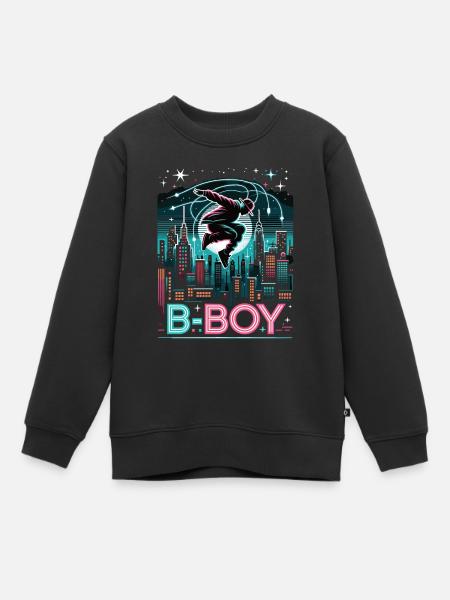 Breakdance Breakdancer Breakdance Enfants - Sweat Premium enfant bio - noir
