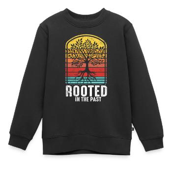 Généalogie Génétique Généalogiste Ancêtres - Sweat Premium enfant bio - noir - Devant - AI Model Kid Female (0cm)